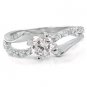 Sterling Silver Cubic Zirconia Promise Ring 7