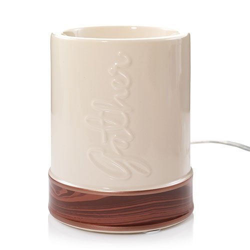 Yankee Candle Beige Brown Gather Scenterpiece Easy Meltcup Wax Warmer W Timer 9079