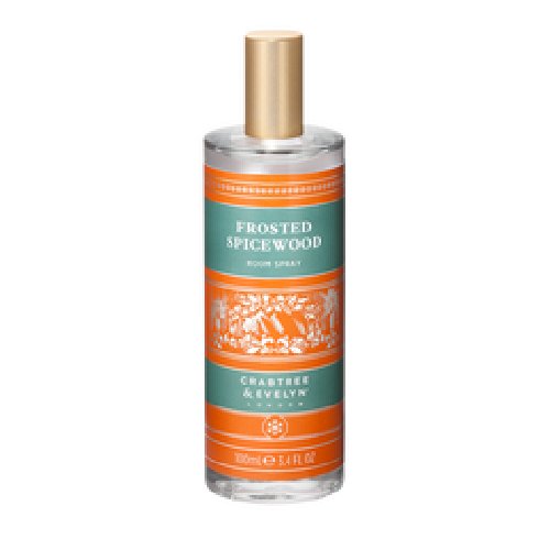 Crabtree & Evelyn Frosted Spice Wood Room Spray Home Fragrance Pump Mist