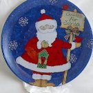 "Cookies for Santa" 8.5" Ceramic Christmas Plate