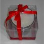 Beautiful Boxed Red Metallic Gift Candle