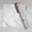6 inch Marble Cheese Cutting Board with Stainless Steel Knife