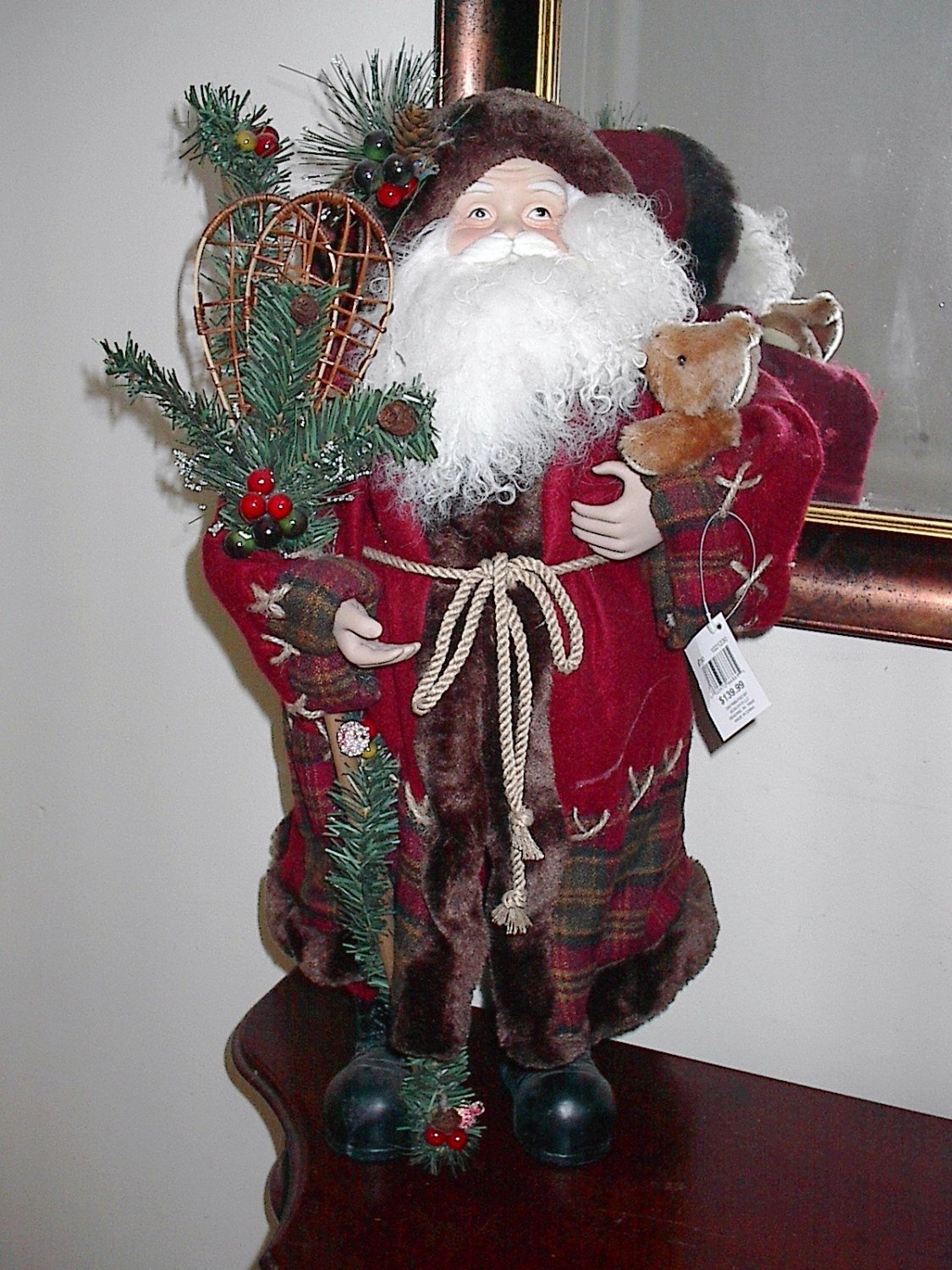 Classic Old World Country Santa Claus 22 inch Figure