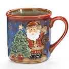 Christmas Hand-painted Porcelain Santa Mug