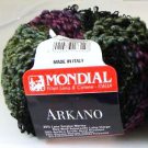Mondial Arkano Trendsetter 854 Black, Plum, Teal, Olive Yarn Free Shipping Offer
