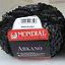 Mondial Arkano Trendsetter 861 Black, Black (Grey) Yarn Free Shipping Offer