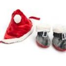 Gund Christmas Baby Booties and Hat Gift Set fits 0-6 Months