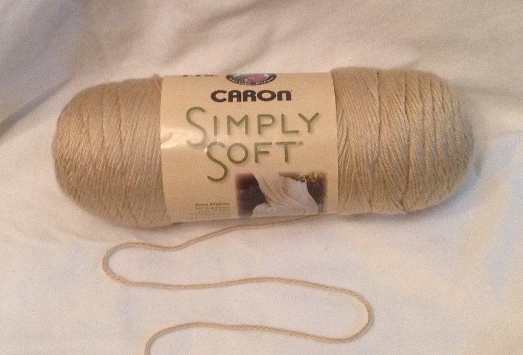 Caron Simply Soft Yarn Bone 0014 11 Oz