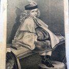 Antique CURRIER & IVES Little Ella Child YOUNG GIRL LITHOGRAPH Litho