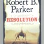 LARGE PRINT WESTERN Robert B. Parker - Resolution, ExLibr HC