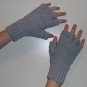 Shannon Fingerless Gloves - Light Gray