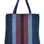 Set Large Tote Canvas with Cosmetic Pouch Shoulder Bag Shopping Travel Tote Bag Eco-Friendly - RED
