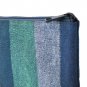 Set Large Tote Canvas + Cosmetic Pouch Shoulder Bag Shopping Travel Tote Bag Eco-Friendly - GREEN