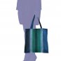 Set Large Tote Canvas + Cosmetic Pouch Shoulder Bag Shopping Travel Tote Bag Eco-Friendly - GREEN