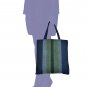 Set Large Tote Canvas + Cosmetic Pouch Shoulder Bag Shopping Travel Tote Bag Eco-BAG  - LT. GREEN