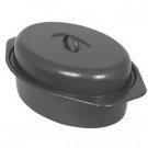 Baker's Secret 15" Covered Oval Roaster