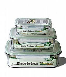 Glasslock 6 piece Rectangular Set