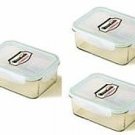 Glasslock 6 Piece Rectangular Set 37 Ounce
