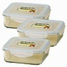 Glasslock 6 Piece Square 30 ounce set
