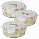 Glasslock 6 Piece Round 24 ounce set