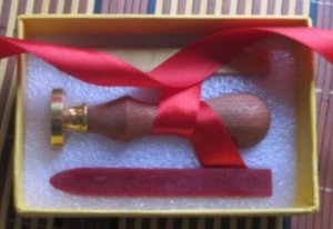 Custom Personalized Double Happiness 18mm-30mm Round Wax Seal with 2 Wax Sticks at lowest price