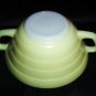 Hazel Atlas Moderntone Platonite Cream Soup /Pastel Yellow