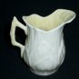 Belleek Ireland Lily Pattern Mini Creamer / Third Green