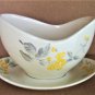 Red Wing Pottery LUPINE Gray/Sauce Boat 1950's Rare