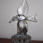 CAMBRIDGE GLASS BIRD FLOWER FROG HOLDER SEAGULL