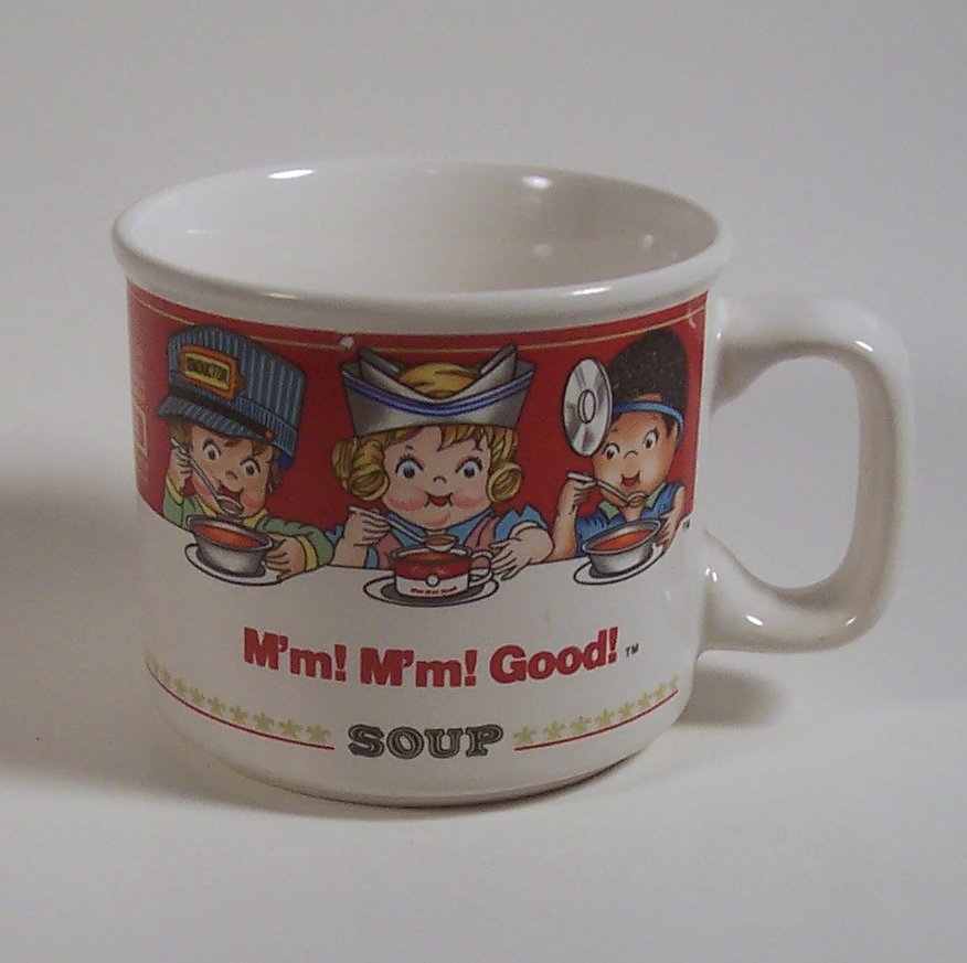 Campbell Soup Mug M'm! M'm! Good 1993 West Wood Kids Dressed for ...