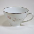 Noritake Pasadena Cup pattern number 6311 pink flower silver trim