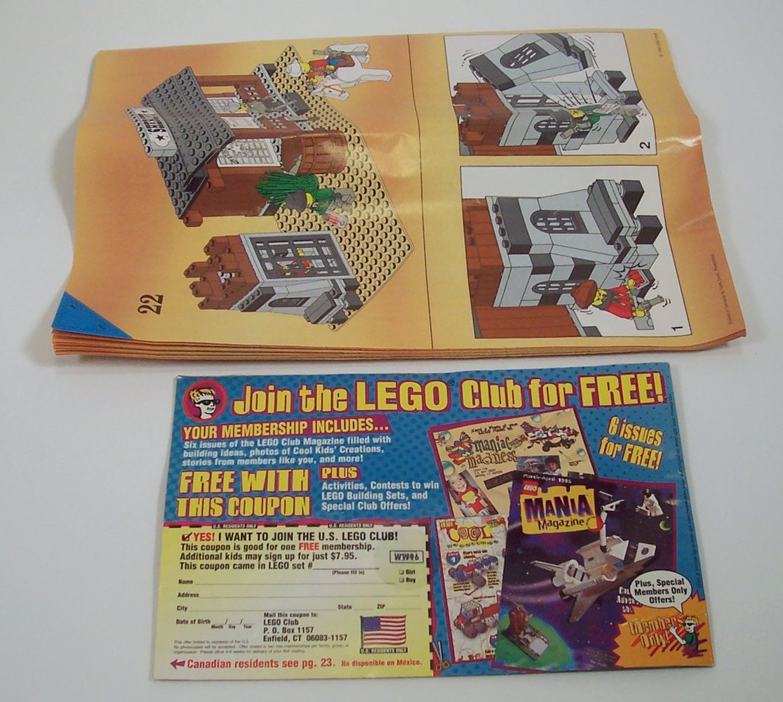 ~Lego 6755 Wstern Sheriff's Lock-up with instructions Almost Complete