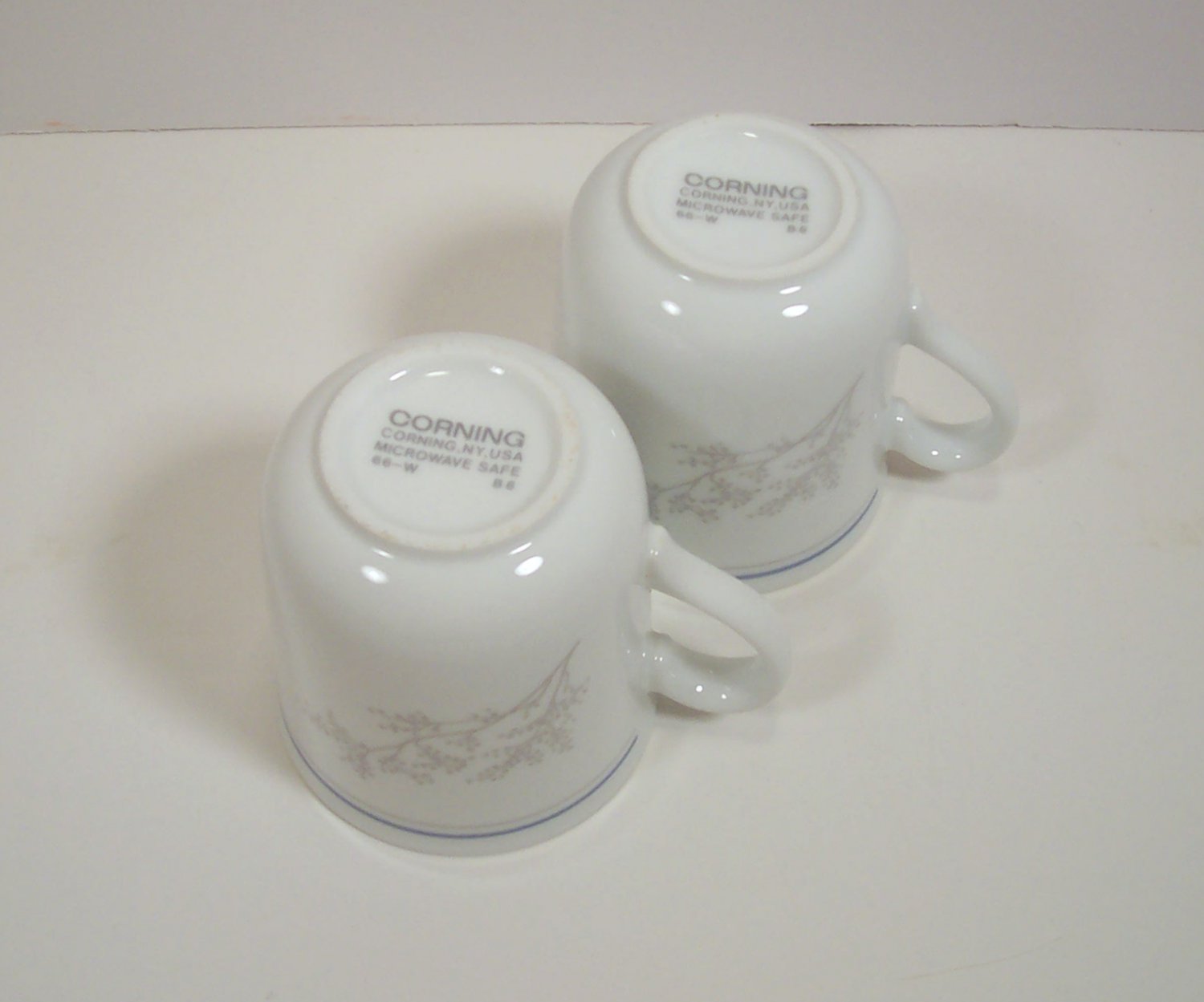 Corelle Queens Lace Pair of Cups Microwave Safe