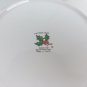 Cuthbertson American Christmas Tree Set of 2  Dinner Plates Red Trim Holiday