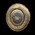 Lovely Vintage Avon Goldtone Oval Pin