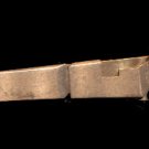 Goldtone Initials 'L C' Vintage Tie Clip