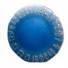 Old Blue Onion Skin 7 3/4" Glass Plate