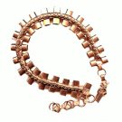 13" Vintage Goldtone Metal Choker Necklace
