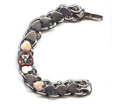 Vintage Moose Lodge F. H. C. Silvertone Bracelet
