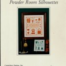 'Powder Room Silhouettes' Sampler Cross Stitch Pattern