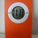 Orange Clip Clock
