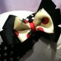 Yellow Black Ladybug Hair bow