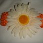 White with Orange Flower with Headband