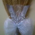 Platinum Silver Wedding Jumping Broom