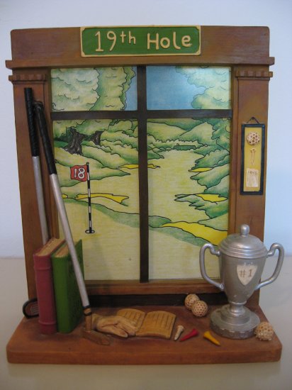 Golf Design Candle Holder