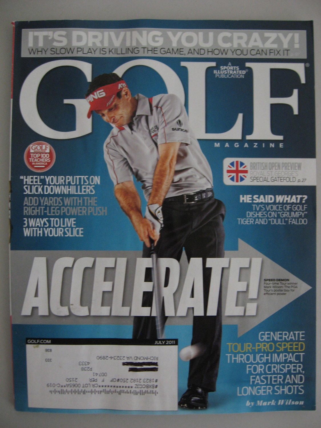 Golf Magazine - Back Issue