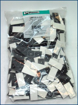 Panduit Cable Tie Adhesive 100 pack ABM100-A-D20 NEW
