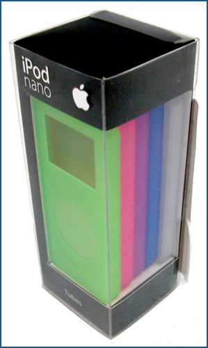 5 pack Apple iPod Nano Tubes Cases MA241G/B NEW SEALED!