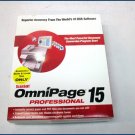 ScanSoft OmniPage Professional 15 E709A-F00-15.0