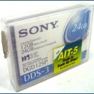 Sony DDS3 DAT Tape Cartridge DGD125P//A4 NEW